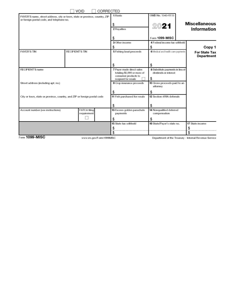 1099 Misc Form What Is It And Do You Need To File It